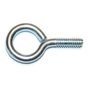 MIDWEST FASTENER Eye Bolt 1/4"-20, 20 in Shank, Steel, Zinc Plated, 25 PK 51698